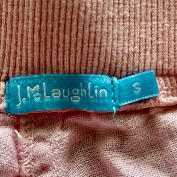 J.McLaughlin Drawstring Pink Linen Shorts - Small - Picture 4 of 8